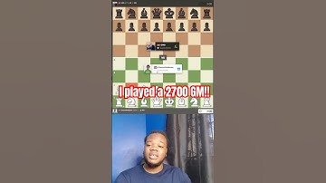 I played a 2700 GM #chess #chesscom #chesstips #chesstricks