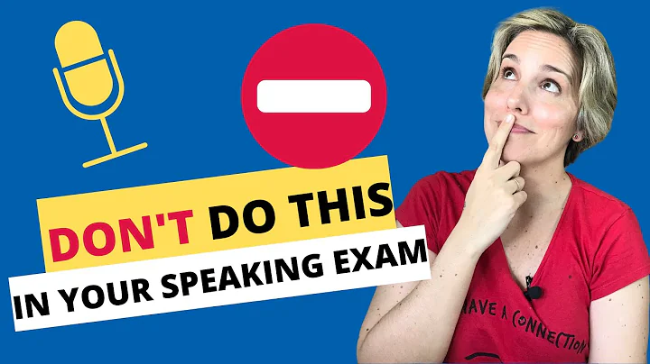 ⛔ DON'T DO THIS IN YOUR SPEAKING EXAM (Part 1) - DayDayNews