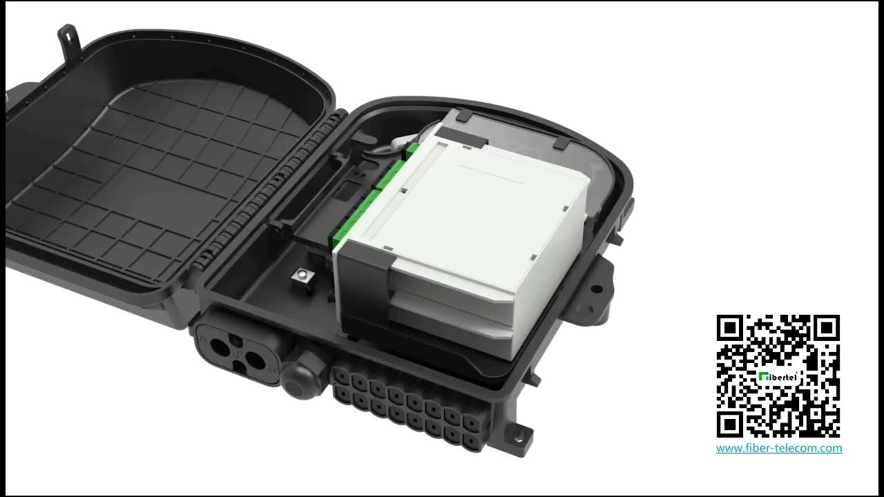 Fibertel Fiber Terminal Box with Splitter 16 Cores Economy Design TJ01E16NS.mp4