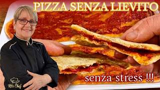 PIZZA SENZA LIEVITO🍕Facilissima! Pronta in 15 minuti.