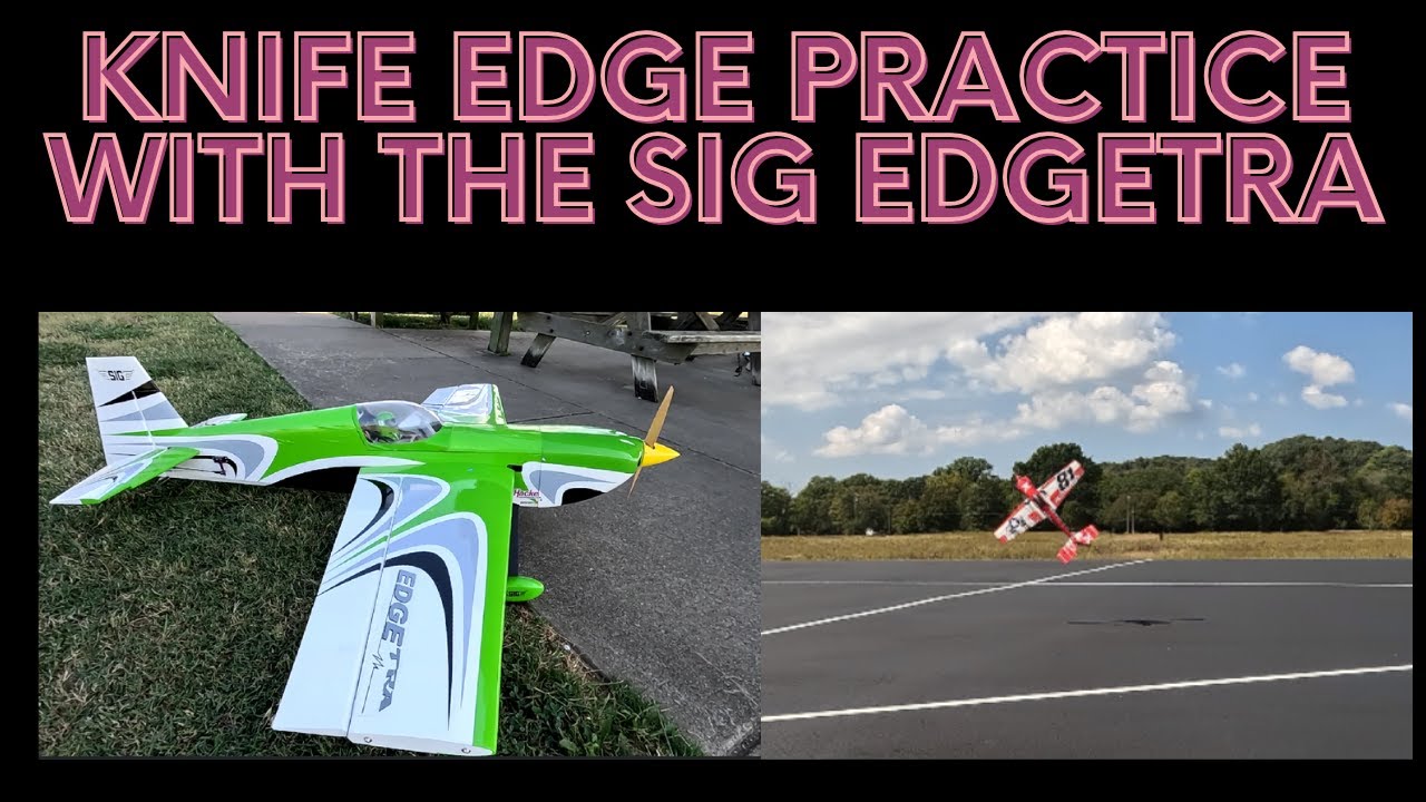 PRACTICE CRASH REPAIR PRACTICE CRASH REPAIR PRACTICE KNIFE EDGE RC PLANE FLYING
