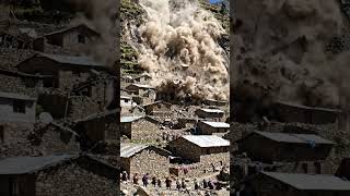 Landslides in mountainous areas # Disaster scene