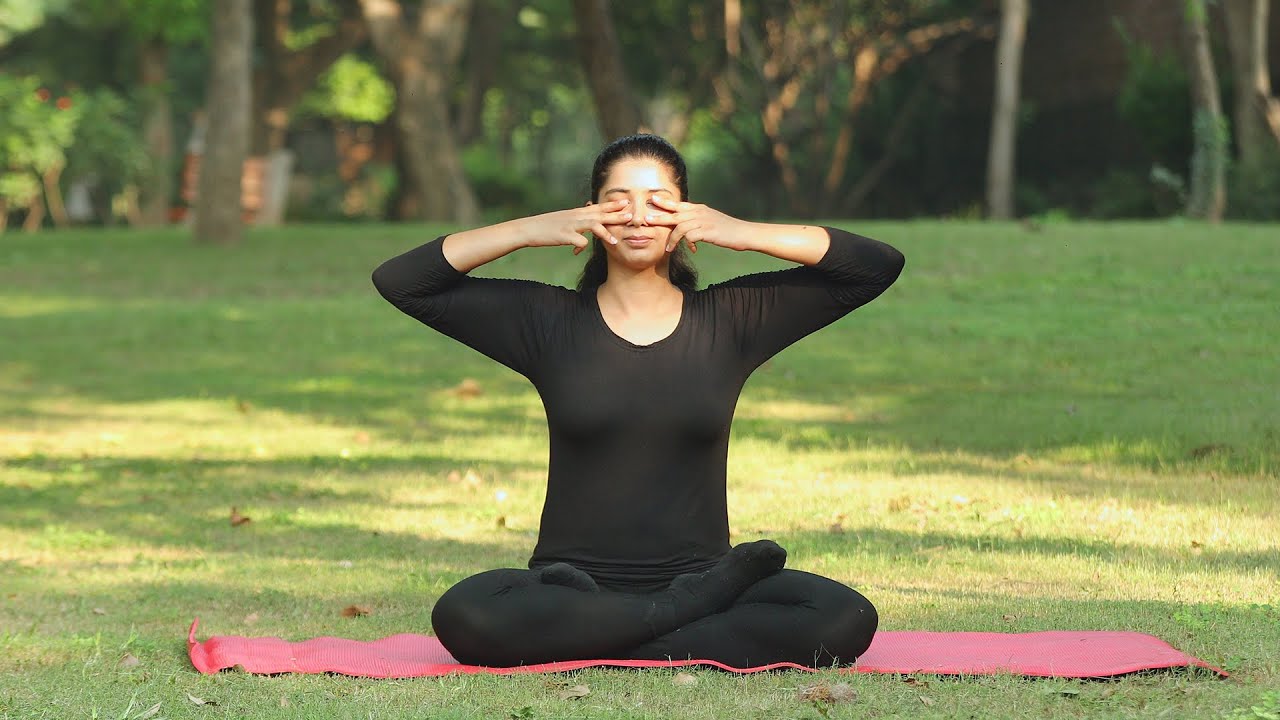 Shot Of An Indian Girl Doing Yoga Stock Video | Knot9