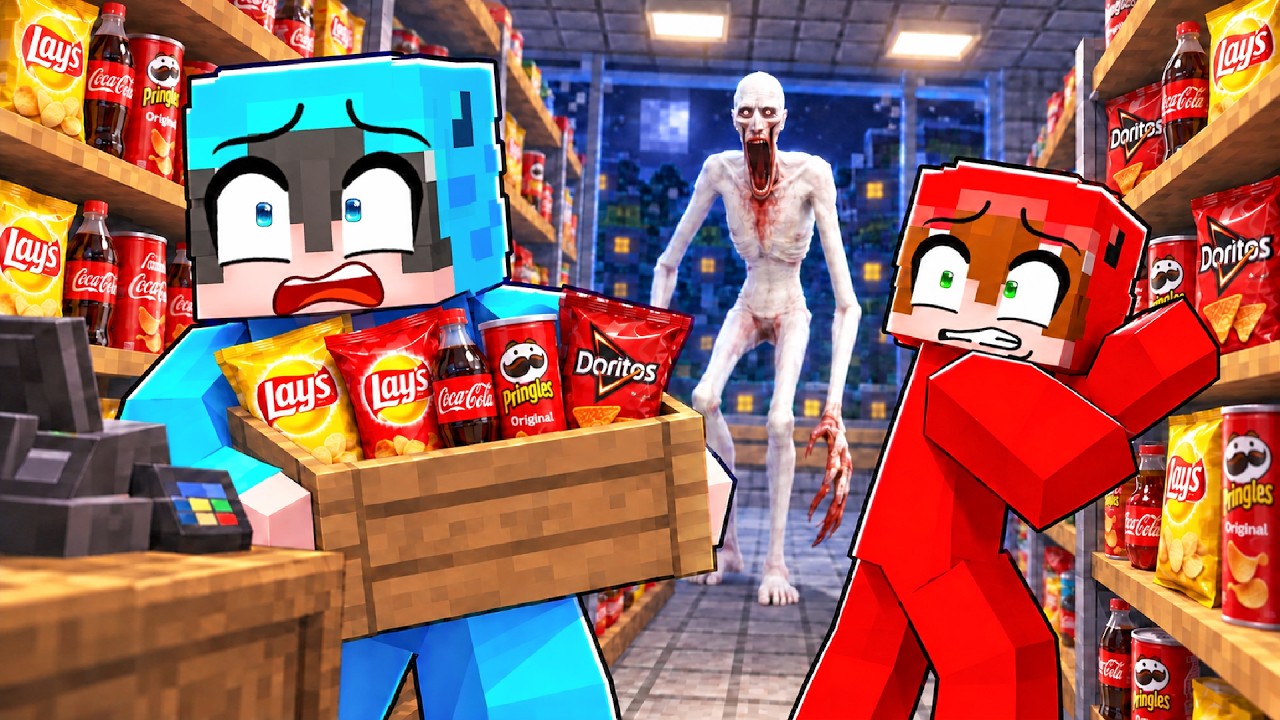 Hay ANOMALÍAS en Mi Tienda a las 3AM en Minecraft...