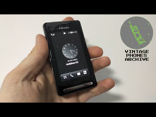 LG PRADA KE850 Mobile phone menu browse, ringtones, games