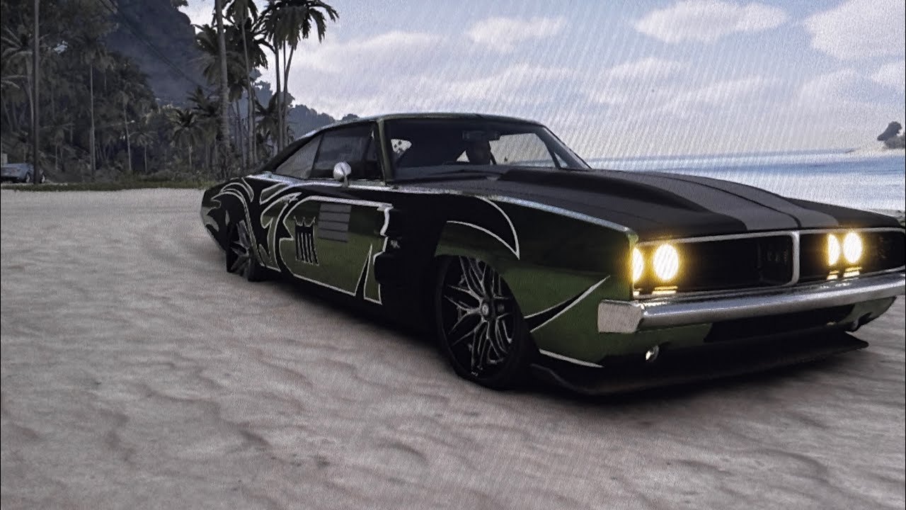 Two minutes of cutting up in my Dodge Charger, 1970.