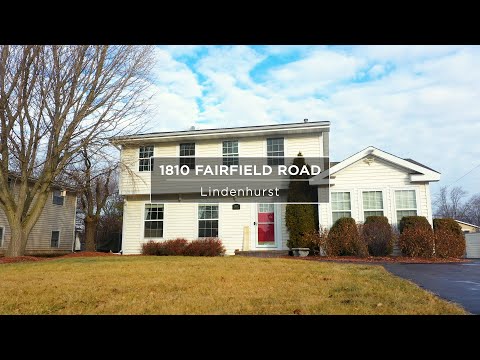 1810 FAIRFIELD Road, Lindenhurst, IL home video tour