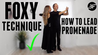 Foxy Dance Tutorial - How to Lead the Promenade | Technique Tuesday (25)