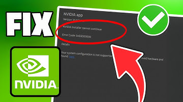 🟢 How To Fix NVIDIA Installation Error Code 0xE60000 (FULL GUIDE) ✅