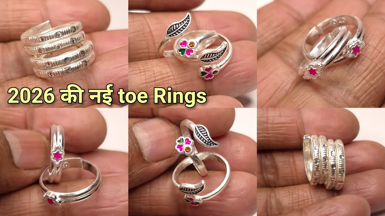 Новые модели серебряных колец на палец ноги с ценами 2026 // Коллекция колец на палец ноги из чис...