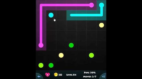 flow game facebook - basic pack level 84 Connect the dots