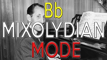 Bb MIXOLYDIAN MODE in 30 SECONDES - ANIMATED MUSIC THEORY TUTORIAL