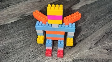 Satisfying DIY Lego Robots/ ASMR building blocks/ block game/lego building fun #asmr #buildingblocks