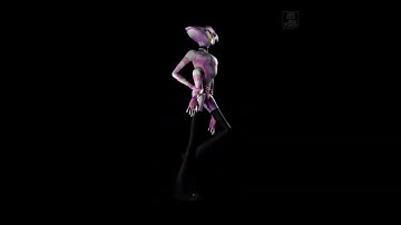 Angel Dust Walkcycle test Death Grips #angeldusthazbinhotel #deathgrips #blenderanimation