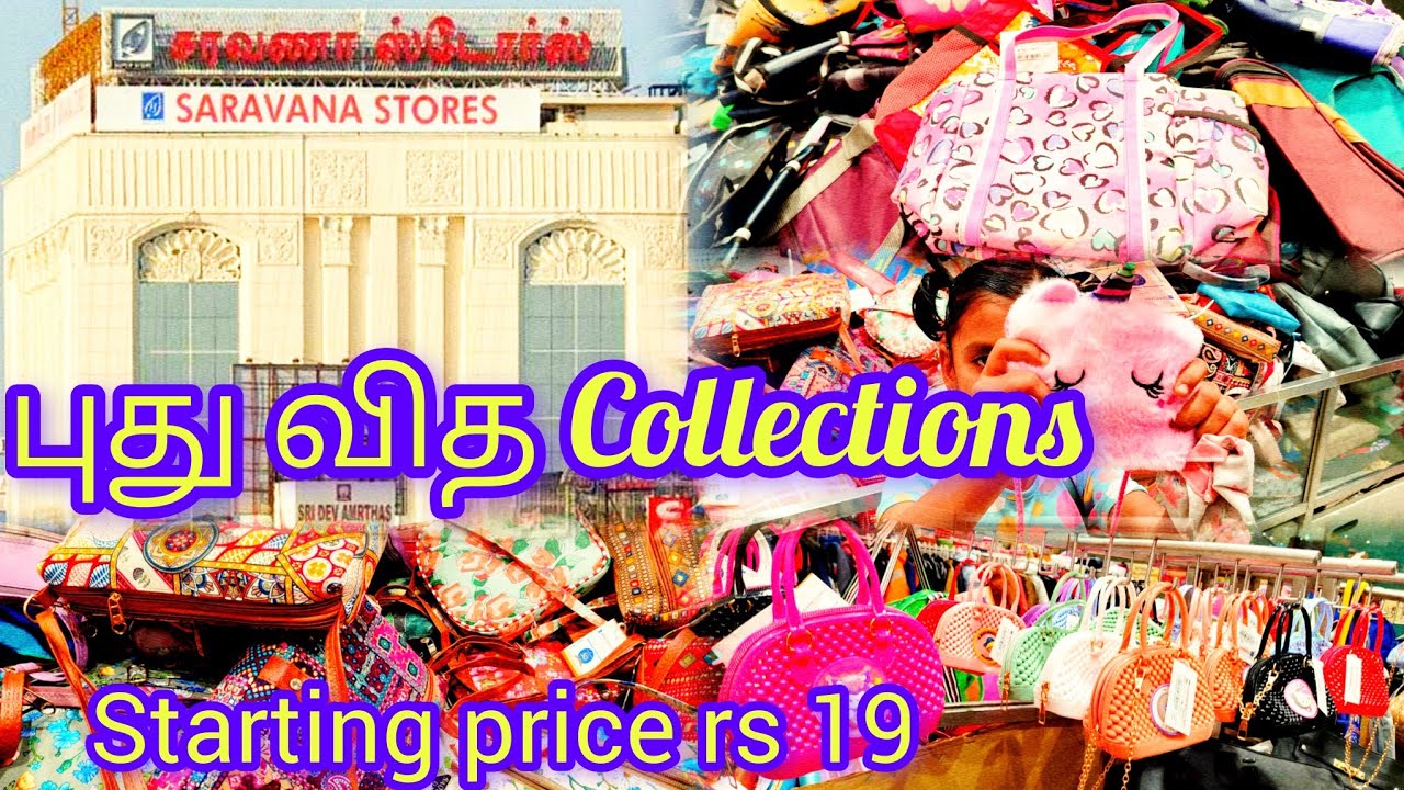 ₹19 Starting Bags 😱 | Chrompet Saravana Stores Shopping Vlog Tamil