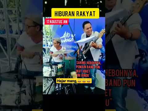 Heboh banget pemain Band juga ikut joget dangdut (INI RINDU) #shorts #dangdut #inirindu