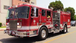 LAFD Engine 86 Responding
