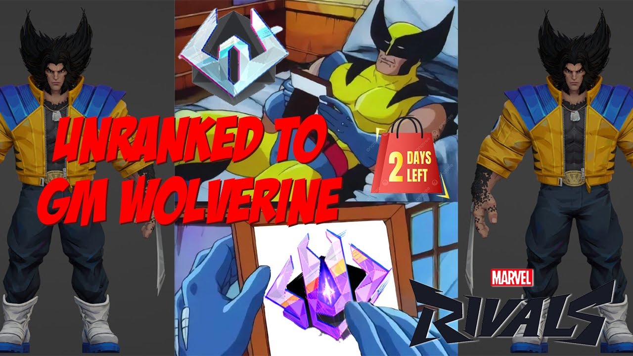 MARVEL RIVALS UNRANKED TO GM WOLVERINE EDUCATIONAL (80% win rate ...