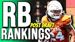Top 10 Dynasty Rookie Running Back Rankings &amp; Tiers (Post NFL Draft)