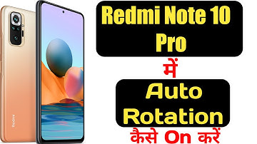 How to enable auto rotation in redmi note 10 pro || Redmi note 10 pro me auto rotation kaise on kare