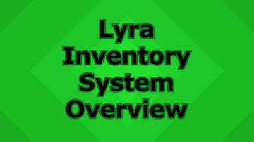 UE5 LyraStarterGame Inventory Overview