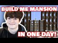 Tubbo HIRED Foolish To Build Him A MANSION In ONE DAY! DREAM SMP