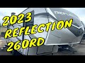 NEW 2023 GRAND DESIGN REFLECTION 150 SERIES 260RD 5th Wheel Light Weight Dodd RV Walkthrough Solar