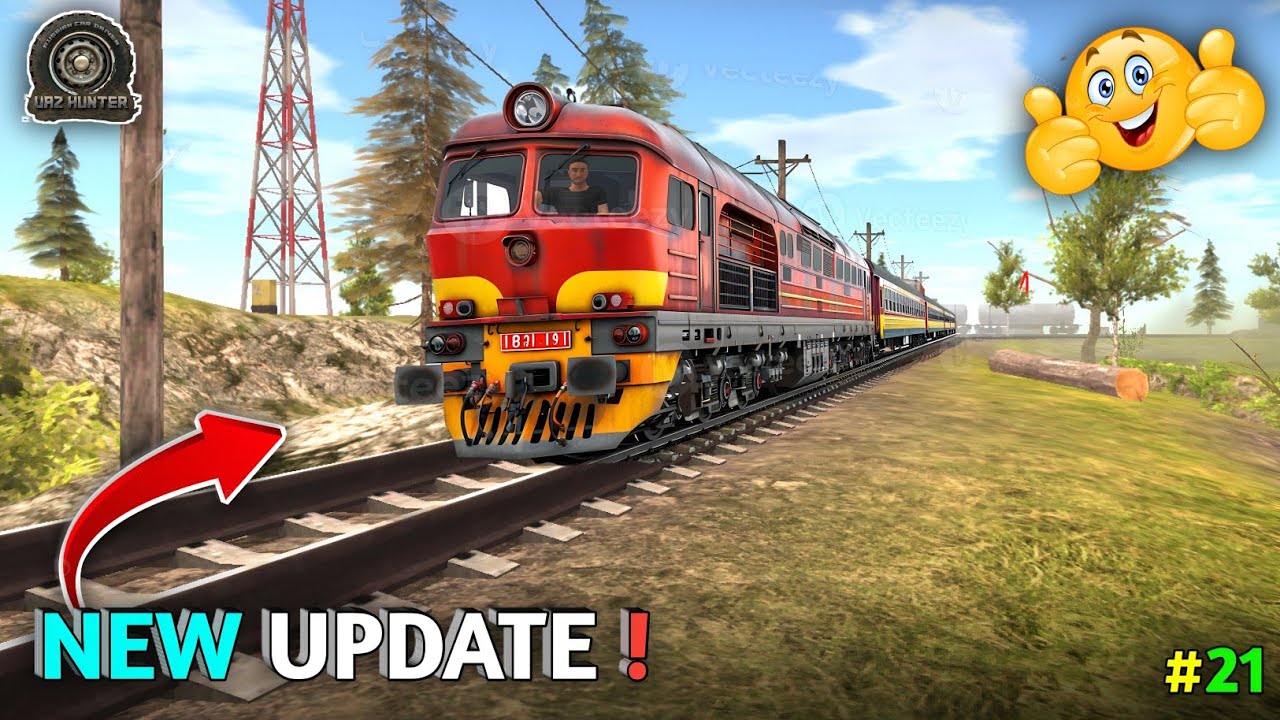 Driving Train In Russian Car Driver 🚂| Russian car driver uaz hunter gameplay video|#21