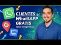 Cómo CONSEGUIR CLIENTES en WhatsApp GRATIS desde Google Maps 🚀 | Tutorial Instant Data Scraper