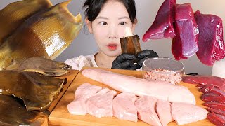 너무 궁금했던 홍어알😮 홍어 곁간, 홍어애 먹방 fermented stingray [eating show] mukbang korean food