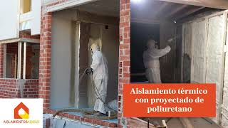 Aislamiento de cámaras de aire en A Coruña. Proyectado de poliuretano e impermeabilizaciones.