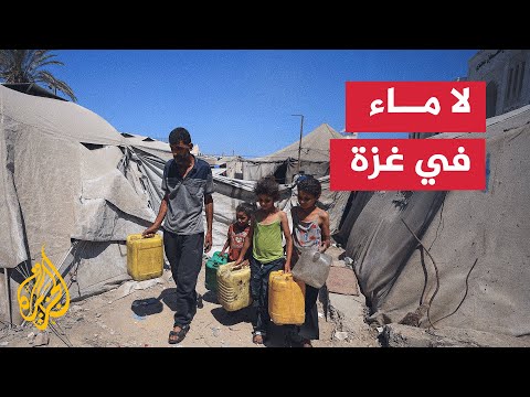 سكان غزة يواجهون العطش بعد تدمير الاحتلال لمحطات التحلية