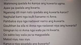 Learn Bisaya Cebuano #257: Don't tell him; Ayaw siyag sultihi.