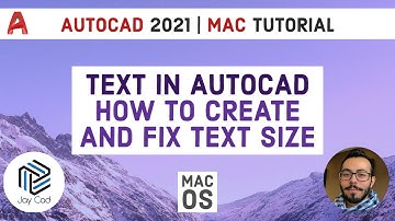 Text in Autocad Mac | How To Add Text And Fix Text Size | Autocad 2021 For Mac Tutorial