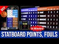 How to Make Basketball Statboard (Points &amp; Fouls) -- Tutorial 2025