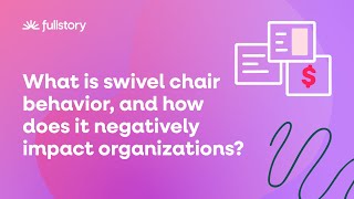 Swivel chair behavior is killing productivity