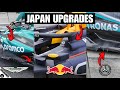 What every f1 team has upgraded or brought to the japan gp