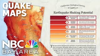 California Geological Survey map shows earthquake shaking potential