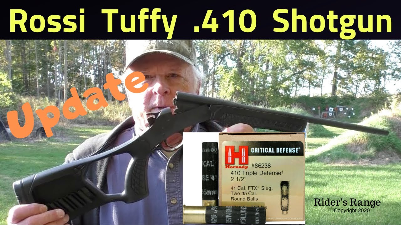 Rossi Tuffy .410 Update - Hornady Critical Defense