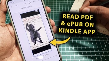 How To Read PDF Files & ePUB eBooks On Amazon Kindle Mobile App!