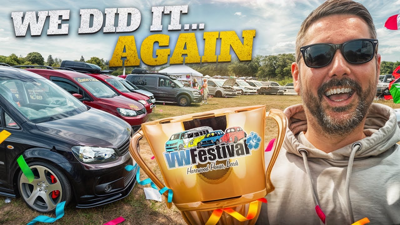 We took the BEST Caddys to Harewood House VW Festival 2025 (Leeds)