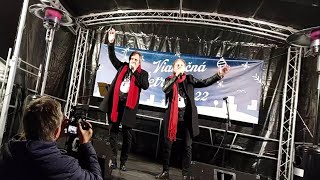 Jozef Ivaška & Dodo Ivaška - Modlitba lásky (The Prayer) - Kumbaya - Petržalské vianočné trhy .