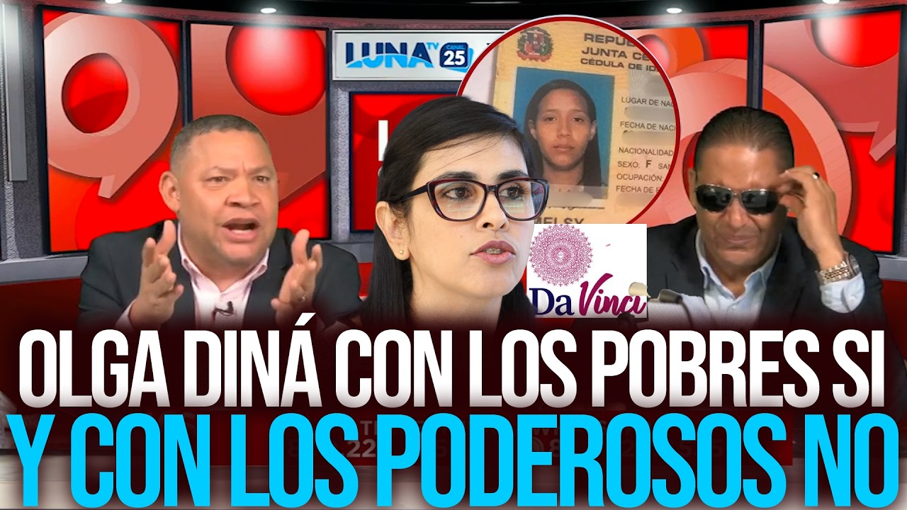Olga Diná implacable con los que menos pueden...ahhh pero el caso del DA VINCI ¿QUÉ?