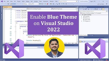 How to Enable Blue Theme on Visual Studio 2022 | Amit Thinks