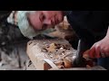 Carving a teaspoon with a stock knife - spoon carving with JoJo Wood - pt 1 Carving a teaspoon with a stock knife - spoon carving with JoJo Wood - pt 1