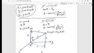 Math 252: Rectangular, Cylindrical and Spherical Relationship