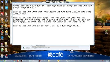 Hướng dẫn open samp cho các bạn chưa biết lập sever nhé!!!