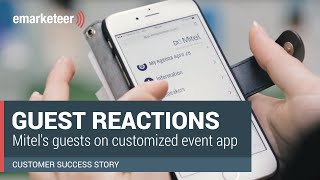 Success Story: Mitel's guests on their customized event app screenshot 3