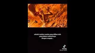 Hukum bagi kaum wanita menampakkan sehelai rambut🥺