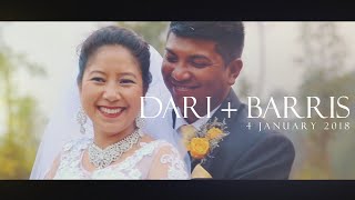 Dari & Barris (wedding after movie)